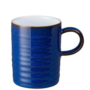 Denby Imperial Blue Ridged Mug 